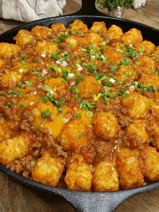 Chili Cheese Dog Tater Tots
